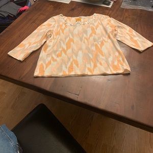 Ruby Rd. Beaded Top, Petite Large